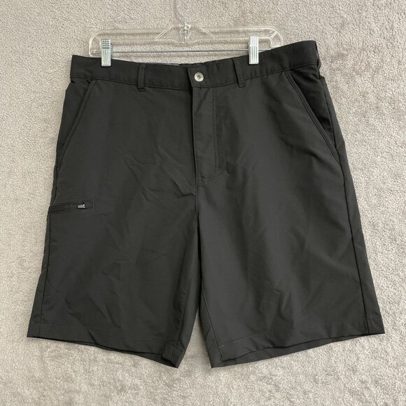 NEW Gerry Men's Size 36 Tech Shorts Black Stretch Fabric UPF 30+ Protection - Picture 2 of 7